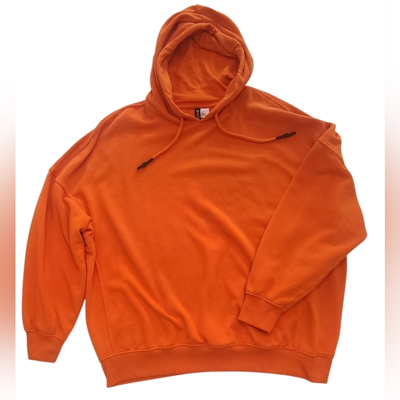 H&M Tops - H&M Orange Hoodie Size L